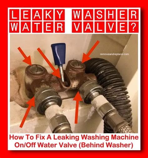 washing machine water supply valve leaking|Is Your Washing Machines Water Supply Valve Giving You。